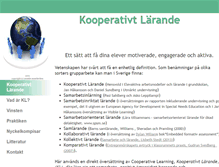 Tablet Screenshot of kooperativtlarande.se